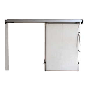 Paslanmaz çelik PU sandviç Panel termal yalıtımlı otomatik tek veya çift iç soğuk depolama sürgülü kapı depo için - Product Image 1