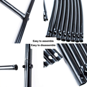 Arceau <span class=keywords><strong>de</strong></span> Pergola en métal démontage libre, arc <span class=keywords><strong>de</strong></span> décoration <span class=keywords><strong>pour</strong></span> jardin <span class=keywords><strong>de</strong></span> mariage, <span class=keywords><strong>pour</strong></span> divers plantes grimpantes, 20 pièces - Product Image 6