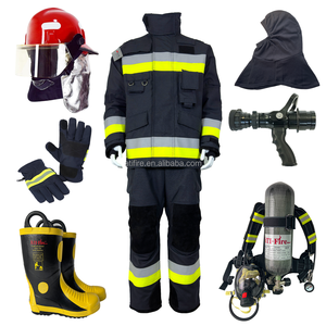 Combinaison ignifuge de pompier EN 469 en NOMEX pour pompiers, équipement de haute <span class=keywords><strong>performance</strong></span> pour pompiers, fournisseur OEM, prix d'usine - Product Image 1