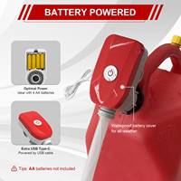 Pompe à carburant électrique portable en plastique auto-amorçante, pompe à siphon anti-déversement pour station-service, débit élevé de 3,2 GPM