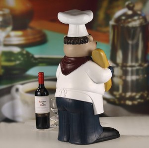 Figura de Resina Personalizada de <span class=keywords><strong>Chef</strong></span> de Panaderí<span class=keywords><strong>a</strong></span>, Estatua de Panadero Gordo de Gran Tamaño de 23 Pulgadas - Product Image 5