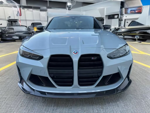 Lèvre avant en fibre de carbone sèche style MH-V2, design 3 pièces pour <span class=keywords><strong>BMW</strong></span> G80 M3 G82 M4 Coupé 2022+ - Product Image 3