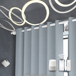 <b>Smart</b> Luxury Electric Motorized Aluminum Alloy Track System with Voice <b>Control</b> & APP for Office Window Curtains - Product Image 3