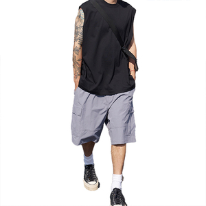 Cool 200g Quick-Dry Moisture-Wicking Sun Protection Outdoor Sports Tank <b>Top</b> <b>Sleeveless</b> Athletic Shirt For Men - Product Image 6