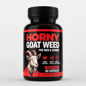 OEM Epimedium, soulage le <span class=keywords><strong>stress</strong></span> et l'anxiété, améliore la qualité du sommeil, 60 capsules de complément alimentaire - Product Image 1