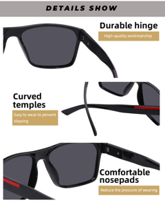 2023 único gradiente mujeres <span class=keywords><strong>gafas</strong></span> de sol marco PC encaje anteojos alta calidad blanco amarillo moda estilo cuadrado - Product Image 4