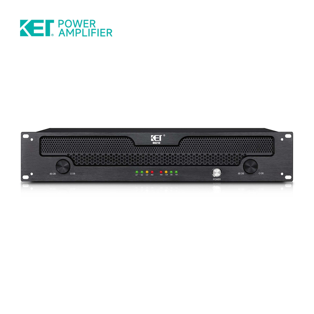 Gallium Nitride Digital Power Amplifier 2U 1300 Watts Two Channel Class D Power Amplifier Professional Audio Amplifier