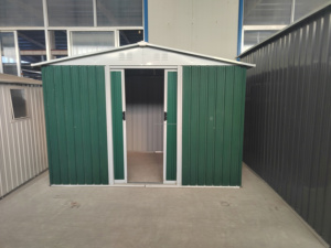 Abri de rangement extérieur en aluminium facile à assembler Porte coulissante écologique toutes saisons Maison à outils <span class=keywords><strong>pour</strong></span> arrière-cour Voiture Vélo - Product Image 6