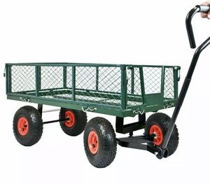 Carrello da giardino pesante carriola rimorchio Festival camion grande 350kg - Product Image 1