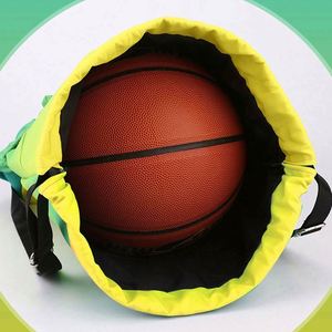 Custom Logo <b>Waterproof</b> Oxford Cloth Basketball Soccer <b>Bag</b> Bundle Pocket Lightweight Casual Sports Gym <b>Drawstring</b> Backpacks - Product Image 3