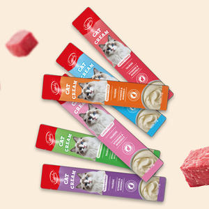 Proveedor de alimentos para mascotas, caja de promoción personalizada al por mayor, 17g * 6 salmón + caviar para gatos, comida húmeda para gatos, tiras para gatos, aperitivos y frutas - Product Image 5