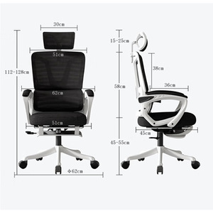 Ergonomic Office <b>Chair</b> Reclining Swivel Computer <b>Chair</b> For Home <b>Study</b> Desk Student Use With Lifting And Tilting Function - Product Image 1