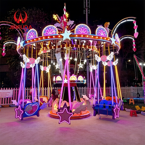 Manège à chaises volantes LED 16 places, résistant aux intempéries, pour parcs d'attractions du Moyen-Orient - Product Image 4