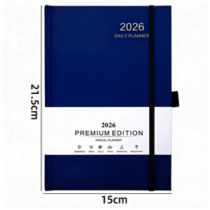 Libreta de agenda personalizada con relieve, logotipo estampado en caliente, con líneas, agenda corporativa profesional, fabricación personalizada en fábrica - Product Image 5