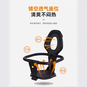 รถเข็นเด็กน้ำหนักเบาพิเศษ พับได้ รับน้ำหนักได้ 15 กก. โครงเหล็กสี่ล้อ สำหรับการเดินทาง - Product Image 3