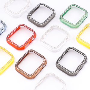 <span class=keywords><strong>40mm</strong></span> 44mm Double Diamond Bling Protector <span class=keywords><strong>Watch</strong></span> Case para <span class=keywords><strong>Apple</strong></span> IWatch 6/5/4/<span class=keywords><strong>SE</strong></span> - Product Image 1