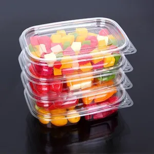 einweg-salat-schale aus kunststoff box tablett verpackungsbehälter zum mitnehmen von lebensmitteln frische verpackung für supermarkt