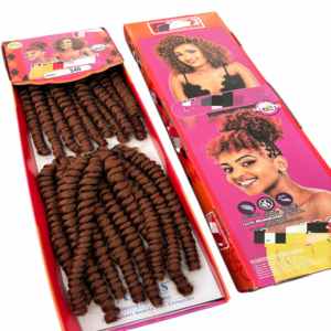 Extensiones de Cabello Sintético para <span class=keywords><strong>Trenzas</strong></span> Africanas, Rizadas, Suaves y Naturales, de 8 Pulgadas y 130g, Tipo Ha Va Curl Twist Braids, Estilo Español - Product Image 5