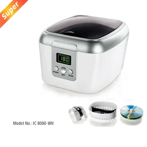 High quality 600ml commercial bracelet jewelry cleaner earrings super watch machine ultrasonic cleaner