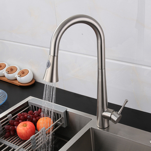 High Quality <strong>Components</strong> Pull Out Sprayer Kitchen Faucet Basin <strong>Tap</strong> Stainless Steel Extension <strong>Tap</strong> - Product Image 4