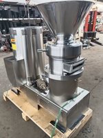Petite machine à broyer la masse de cacao, moulin à pâte de sésame en acier inoxydable, moulin colloïdal commercial à vendre