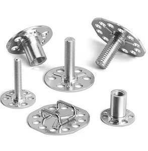 Plaque de fixation multi-trous avec vis pour canapé modulaire, cadre de lit, meubles - Product Image 1