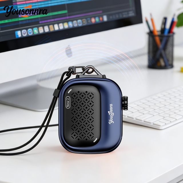 Yousonnra Mini Portable Wearable Blue tooth Speaker with Hands Free Call, IP69 Waterproof, 20H Playtime,1+N Function, 6.0BT, ODM
