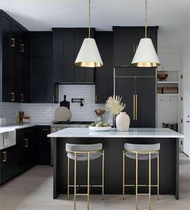 Kejia barato completo almacenamiento completo cocina conjunto completo muebles gabinete moderno diseño laca cocina despensa gabinetes con Isla - Product Image 3