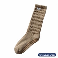Chaussettes de sport personnalisées avec logo OEM pour jeunes, femmes et hommes, en tissu éponge antidérapant, respirant, à compression, pour Pilates, yoga, basketball, football