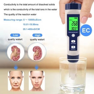 5 in 1 Waterproof Water Quality Tester 5 in 1 Digital <strong>TDS</strong>/EC/PH/Salinity/Temperature <strong>Meter</strong> for Food Processing - Product Image 5