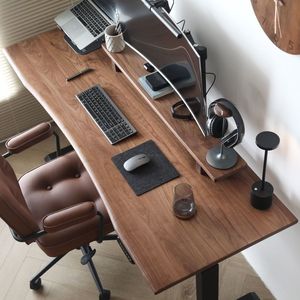 Thiết kế hiện đại điện bàn làm việc dài rắn gỗ eSports Bàn máy tính thông minh Bàn văn phòng - Product Image 2