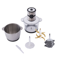 Hachoir à viande et légumes automatique ménage multifonctionnel cuisine usage domestique 2l 3l 5l hachoir électrique hachoir à viande machine