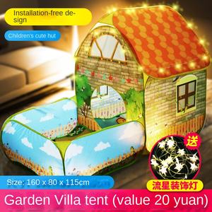 Tente pour enfants <span class=keywords><strong>Maison</strong></span> de jeu <span class=keywords><strong>Maison</strong></span> de jeu <span class=keywords><strong>intérieure</strong></span> extérieure Princesse PVC Plastique 5-7 ans <span class=keywords><strong>Piscine</strong></span> à balles océanique - Product Image 5