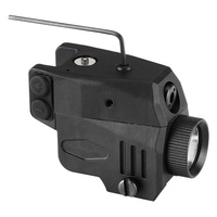 Module combiné de visée laser vert tactique magnétique réglable 2025, avec lampe de poche de chasse, grossissement 10x, 500 lumens
