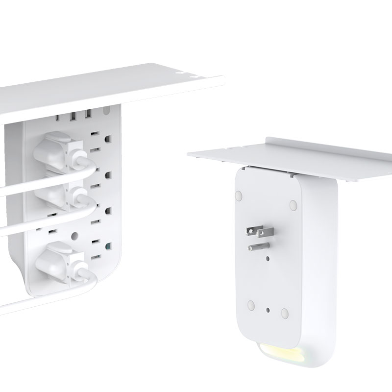 Американские многофункциональные настенные розетки с гнездом USB зарядное устройство полка для ночника