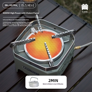 Bubik Grote Brandvermogen Winddichte Energiebesparende Buiten Camping Infrarood Butaan Split Cassettebrander met Ontsteking Groothandel - Product Image 3