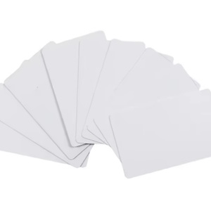 Carte d'identité durable en PVC blanche RFID pour étudiants, personnel, entreprises, cadeaux, adhésions - Product Image 1