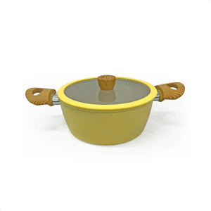 High Quality Ceramic Coated <b>Pot</b> Pan Silicone Glass Lids Soft Touch Handle Non Stick 7 Piece Forged Aluminium Cookware <b>Set</b> - Product Image 4
