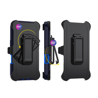 Coque de téléphone Defender antichoc armure directe d'usine pour Iphone 17 16 15 14 13 12 11 Pro Max anti-rayures dur PC + coque arrière en TPU