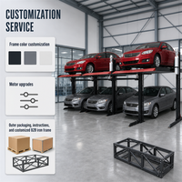 Système de stationnement vertical à double colonne pour SUV, empileur de voitures pour bâtiments commerciaux