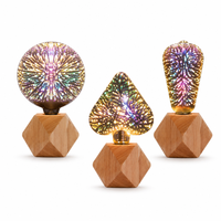 Ampoule LED Edison colorée fantaisie 3D effet feu d'artifice E27 B22 E26 pour les fêtes, festivals, hôtels, bars, décorations d'anniversaire, ampoule artistique vintage