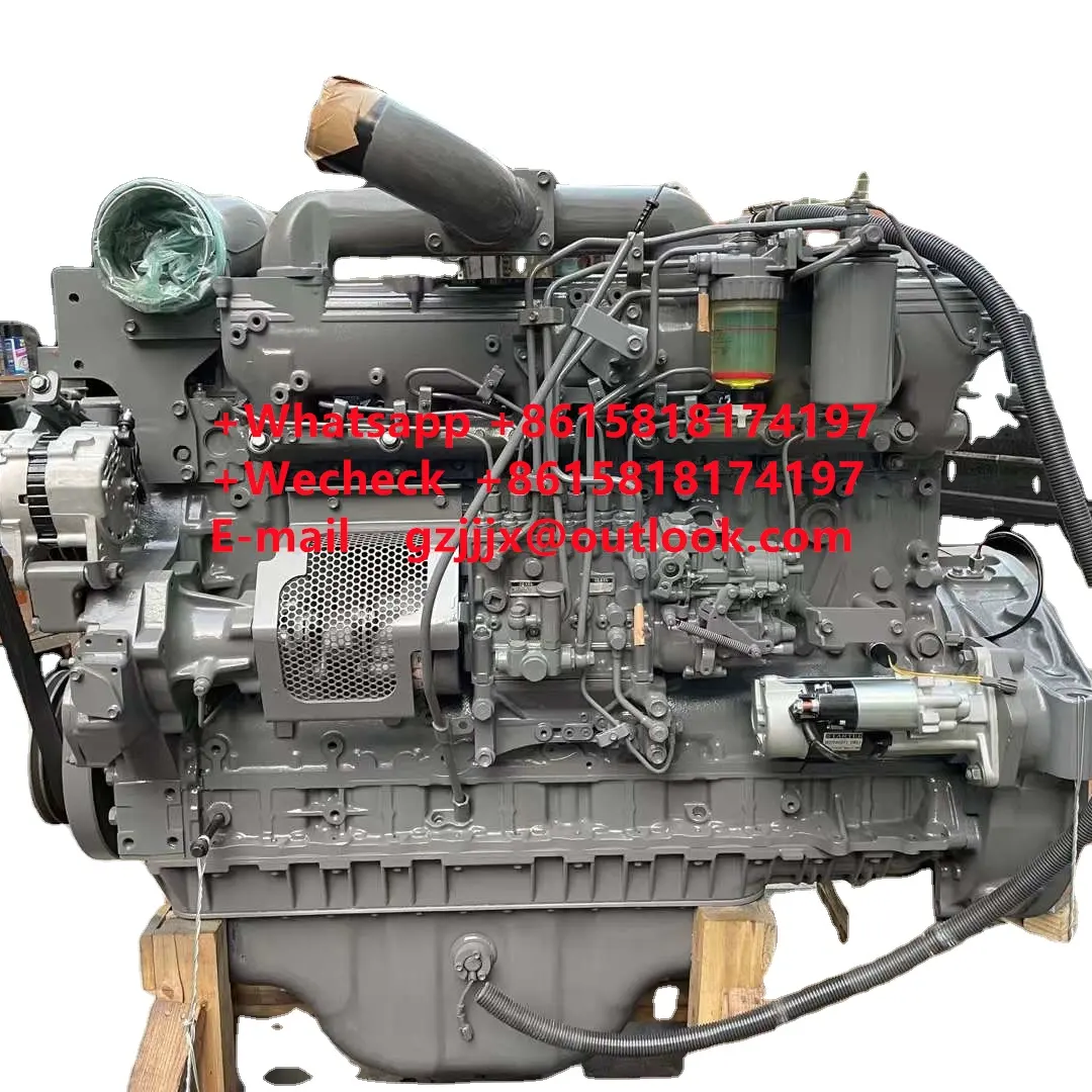 ZX330-3 ZX350-3 motor montage elektrische injektor typ 6 HK1 motor Komplett mit common rail für verkauf SH350-5B CX360-3B