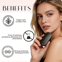 Nouvelle boîte de luxe personnalisée 3g, parfum solide longue durée aux notes d'agrumes, de rose, de vanille, de fruits et de fleurs, texture huileuse, baume parfumé
