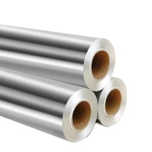 8011 <b>Laminated</b> Aluminum Foil Golden Lacquered for Food Container Disposable Takeaway Packaging Food Grade Eco-friendly Factory - Product Image 1