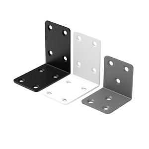 Support d'angle en L en acier laminé à froid de 2,0 mm, durable, pour étagère de meuble, design moderne et simple - Product Image 2