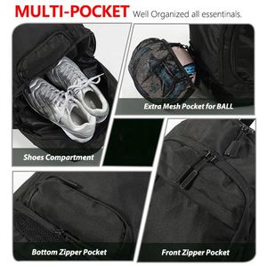 กระเป๋าเป้สะพายหลังโลโก้แบบกำหนดเอง กระเป๋าใส่บาสเก็ตบอล กระเป๋าเดินทางกลางแจ้ง กระเป๋าใส่บาสเก็ตบอลและฟุตบอล กระเป๋ากีฬาบาสเก็ตบอล กระเป๋าเดินทาง - Product Image 5