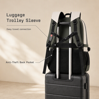 Sac à dos décontracté HAIBOWY avec logo personnalisé, grande capacité, imperméable, pour étudiants, école, voyages quotidiens, ordinateur portable