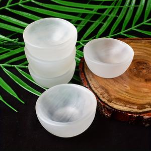 Cuencos Decorativos Redondos de Cristal de Cuarzo Selenita Natural al por Mayor - Product Image 5