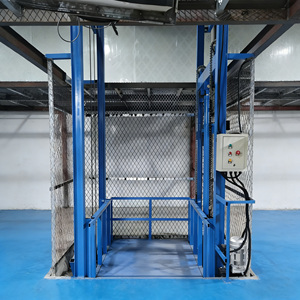 מעליות משא הידראוליות קטנות של Xinyuan <span class=keywords><strong>Crane</strong></span>, מעליות נוסעים תלויות על קיר, קיבולת של 1 טון לשימוש פנימי/חיצוני - Product Image 5