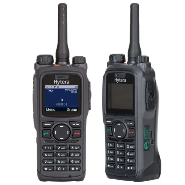 Hyt pt580h walkie talkie nirkabel portabel profesional, penerima gps Radio dua arah tahan air IP67 PT560H plus VHF UHF